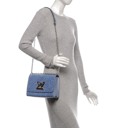 Louis Vuitton Epi Twist Shoulder Bag MM Denim Light 2 of 7