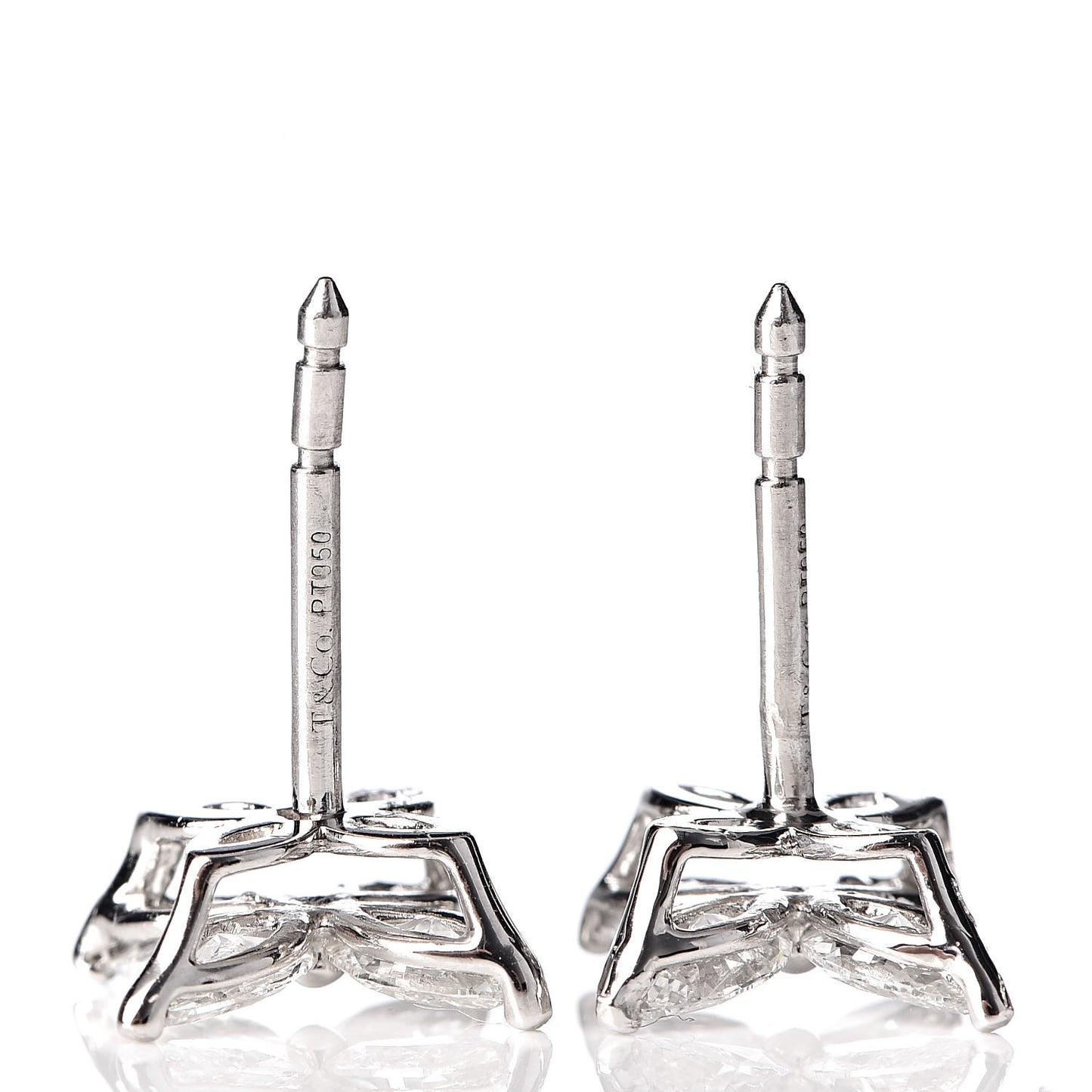 Platinum Diamond .84ctw Victoria Earrings