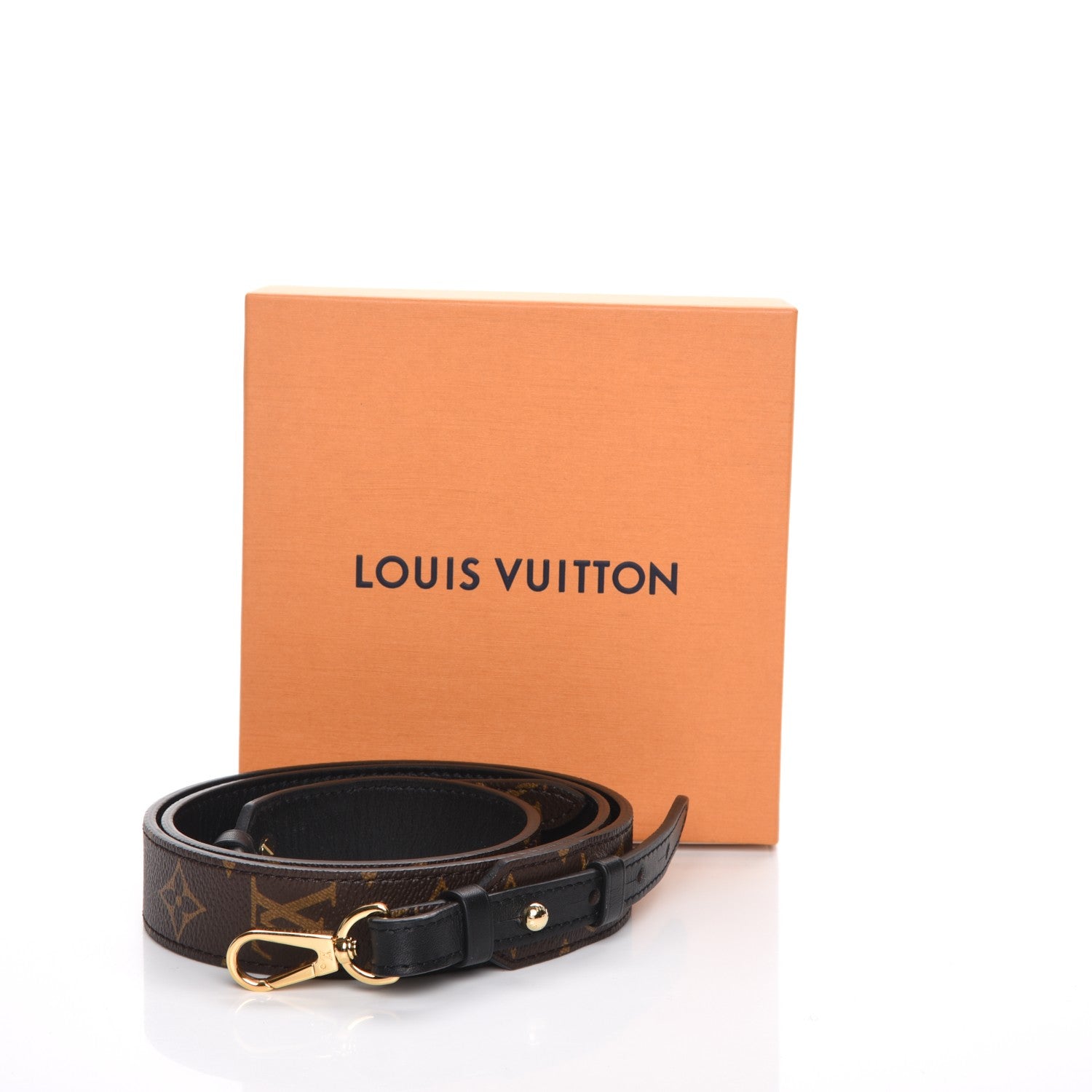 Louis Vuitton Monogram Bandouliere Shoulder Strap XL Black 7 of 7