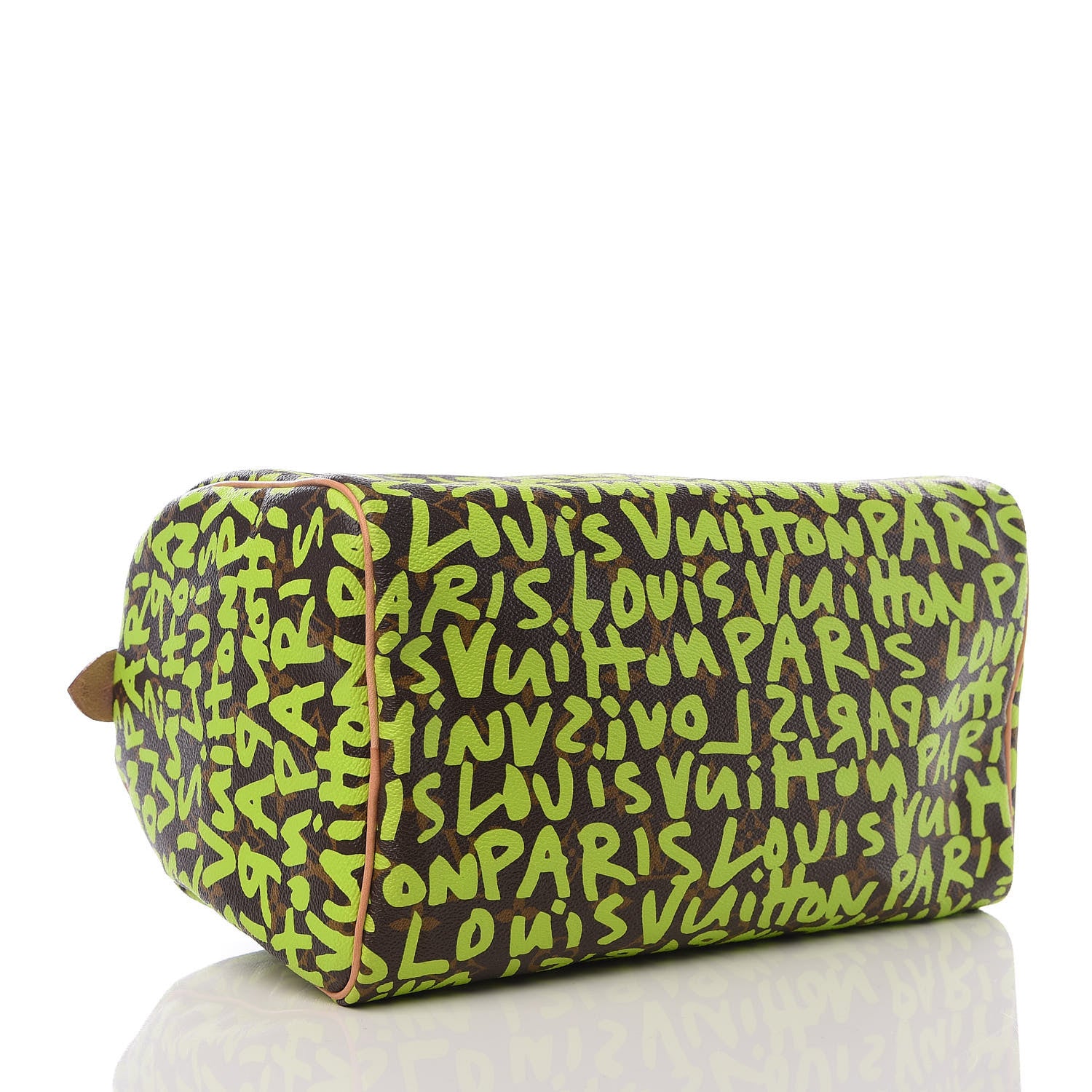 Louis Vuitton Monogram Graffiti Speedy 30 Green 3 of 9
