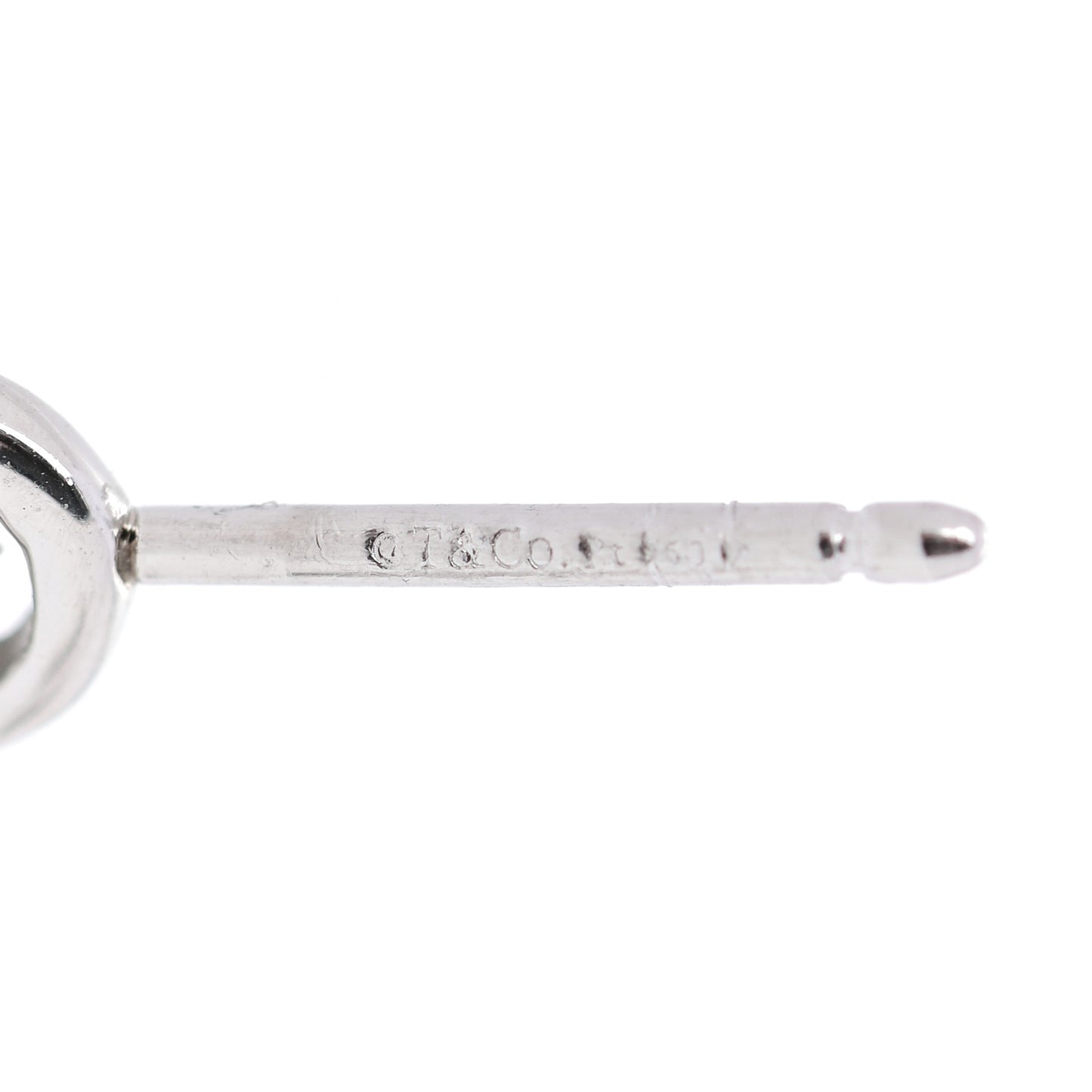 Platinum Diamond .34ctw Elsa Peretti Diamonds By The Yard Earrings