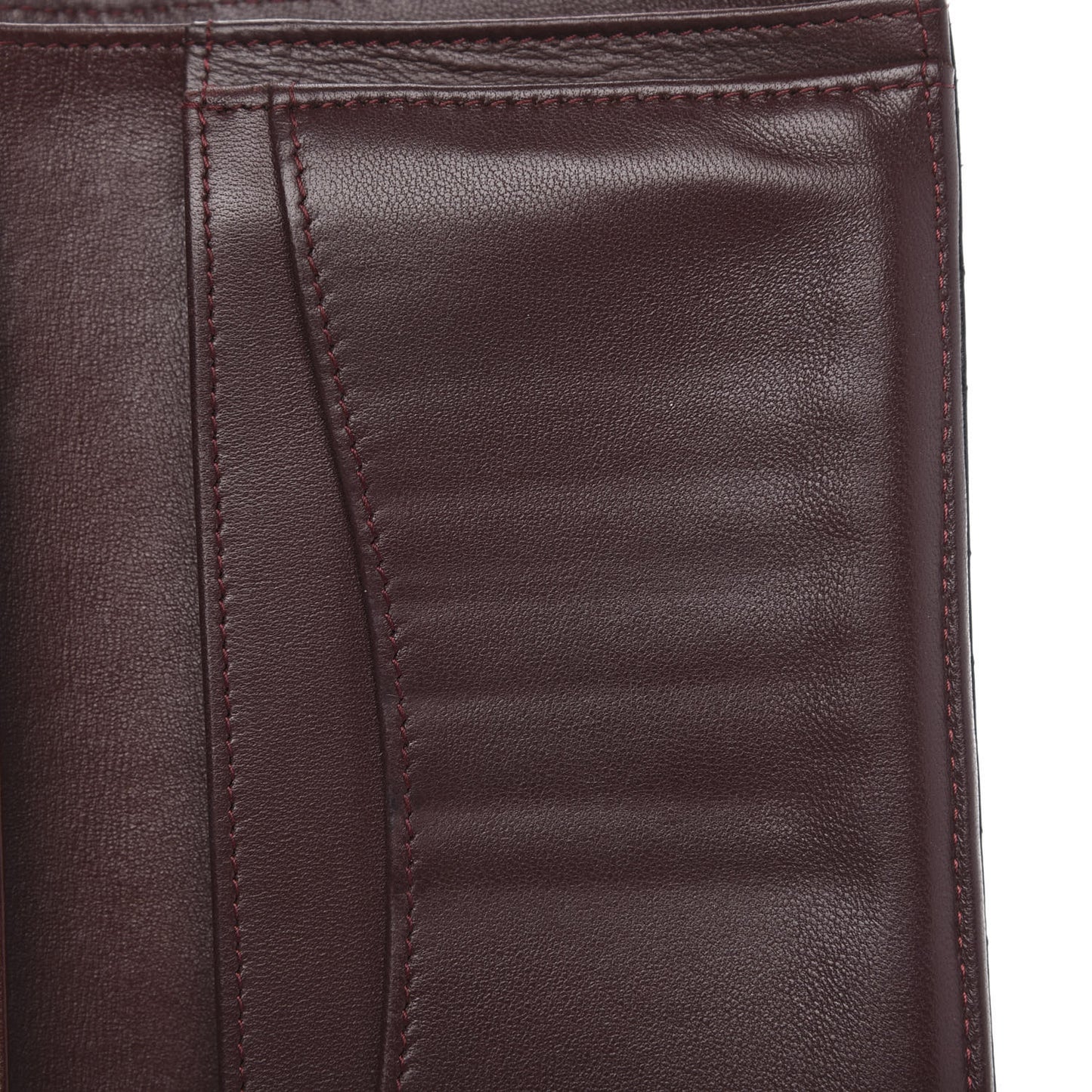 Lambskin Quilted Yen Wallet Black