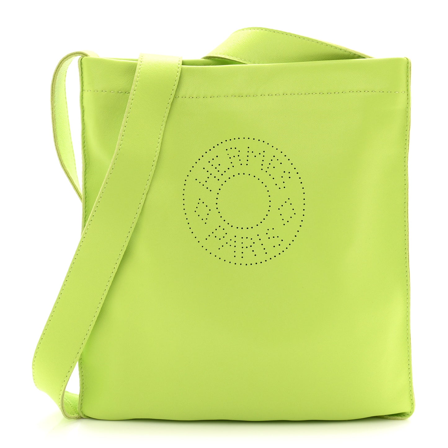 Lambskin Clou De Selle Pouch Kiwi