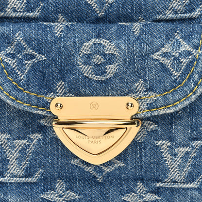 Louis Vuitton Denim Fairfax Pochette Blue 7 of 9