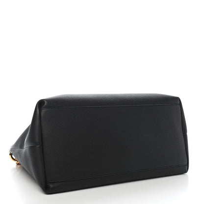 Bottega Veneta Grained Calfskin Saint Germain Tote Black 4 of 12