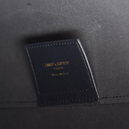 Saint Laurent Calfskin Large Shopping Tote Black 6 of 13