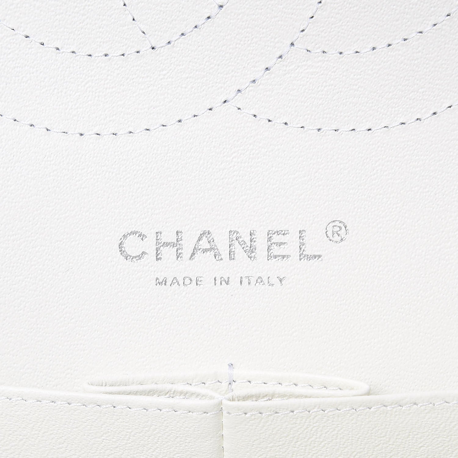 Chanel Caviar Quilted Jumbo Double Flap White 6 of 10
