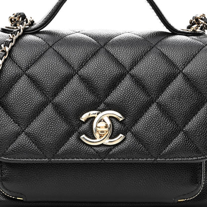Chanel Caviar Quilted Mini Business Affinity Flap Black 8 of 10