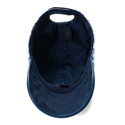 Louis Vuitton Monogram Jacquard Cap L Blue 6 of 9