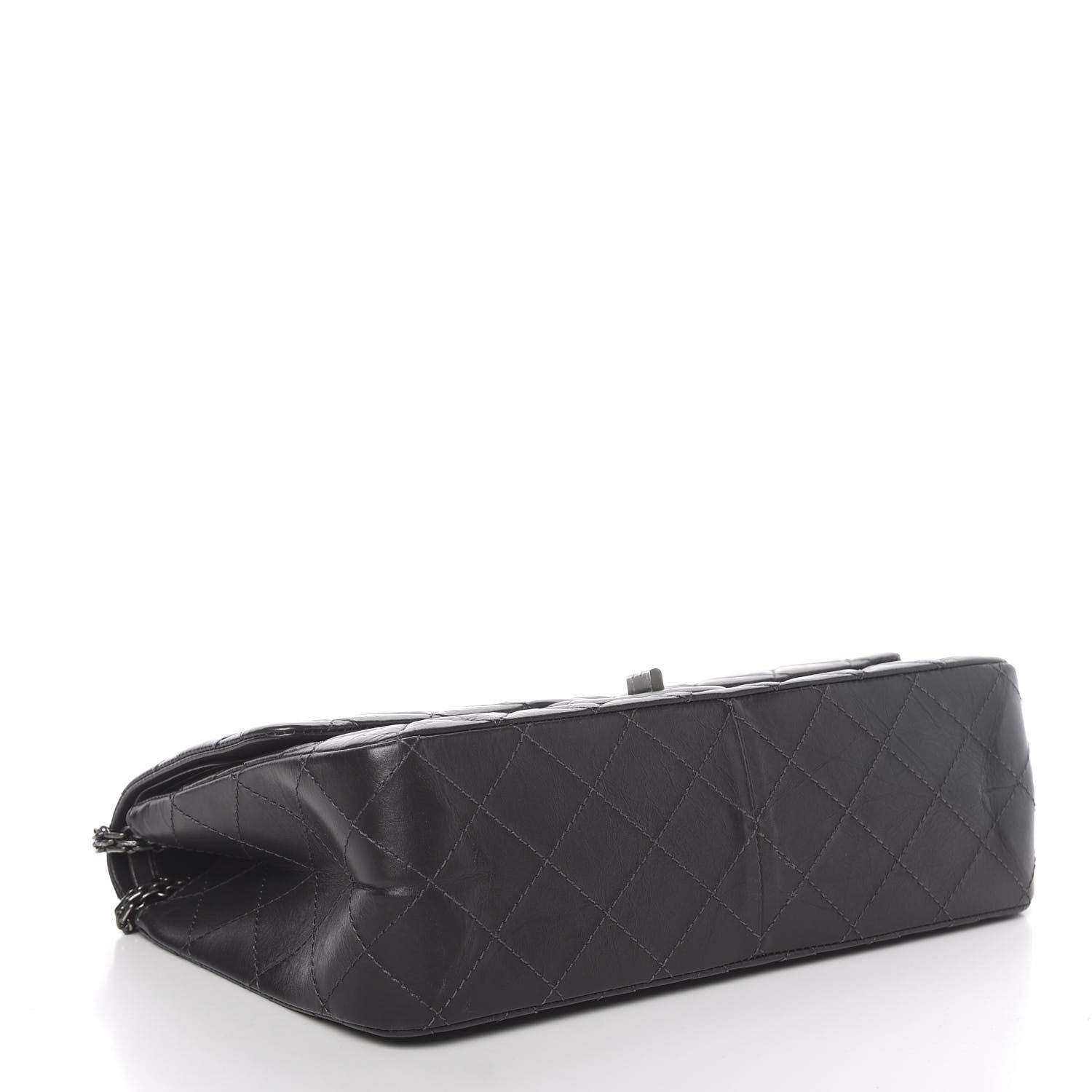 Chanel Aged Calfskin Quilted 2.55 Reissue 227 Flap Dark Grey 4 of 10