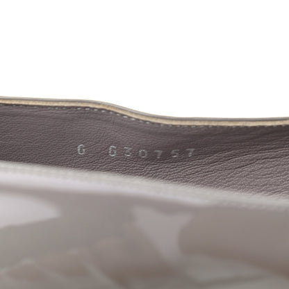 Chanel Patent Calfskin Pearl CC Loafers 37 Grey 7 of 7