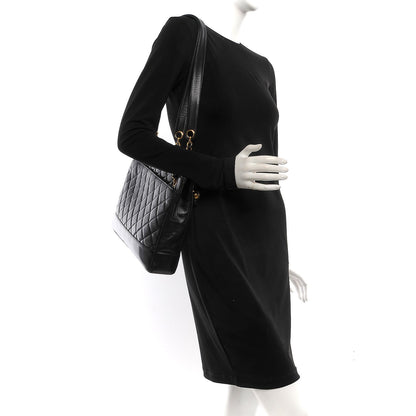 Chanel Lambskin Quilted Shoulder Bag Black 2 of 9