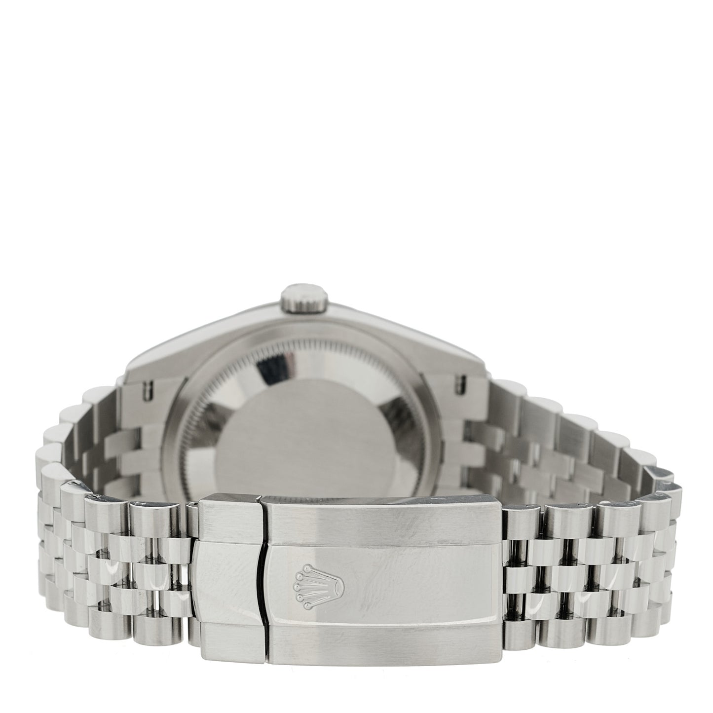 Stainless Steel 18K White Gold Diamond 36mm Oyster Perpetual Datejust Watch Green Palm 126234