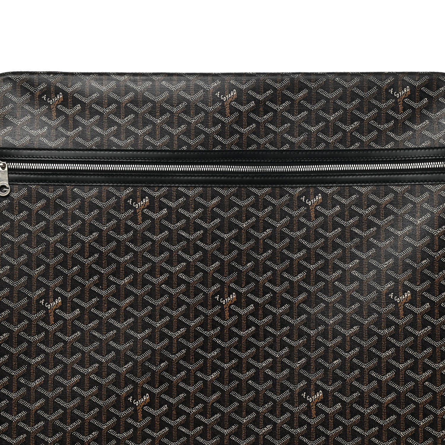 Goyard Goyardine Trolley Rolling Suitcase MM Black 6 of 11