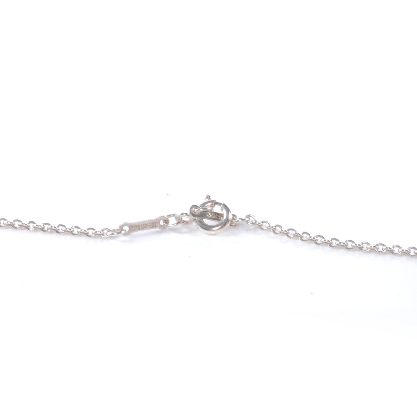 Tiffany Sterling Silver Elsa Peretti 3 Open Hearts Necklace 2 of 4