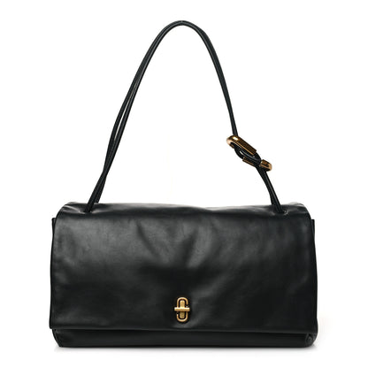 Marc Jacobs Calfskin Large Dual Shoulder Bag Black 1 of 10