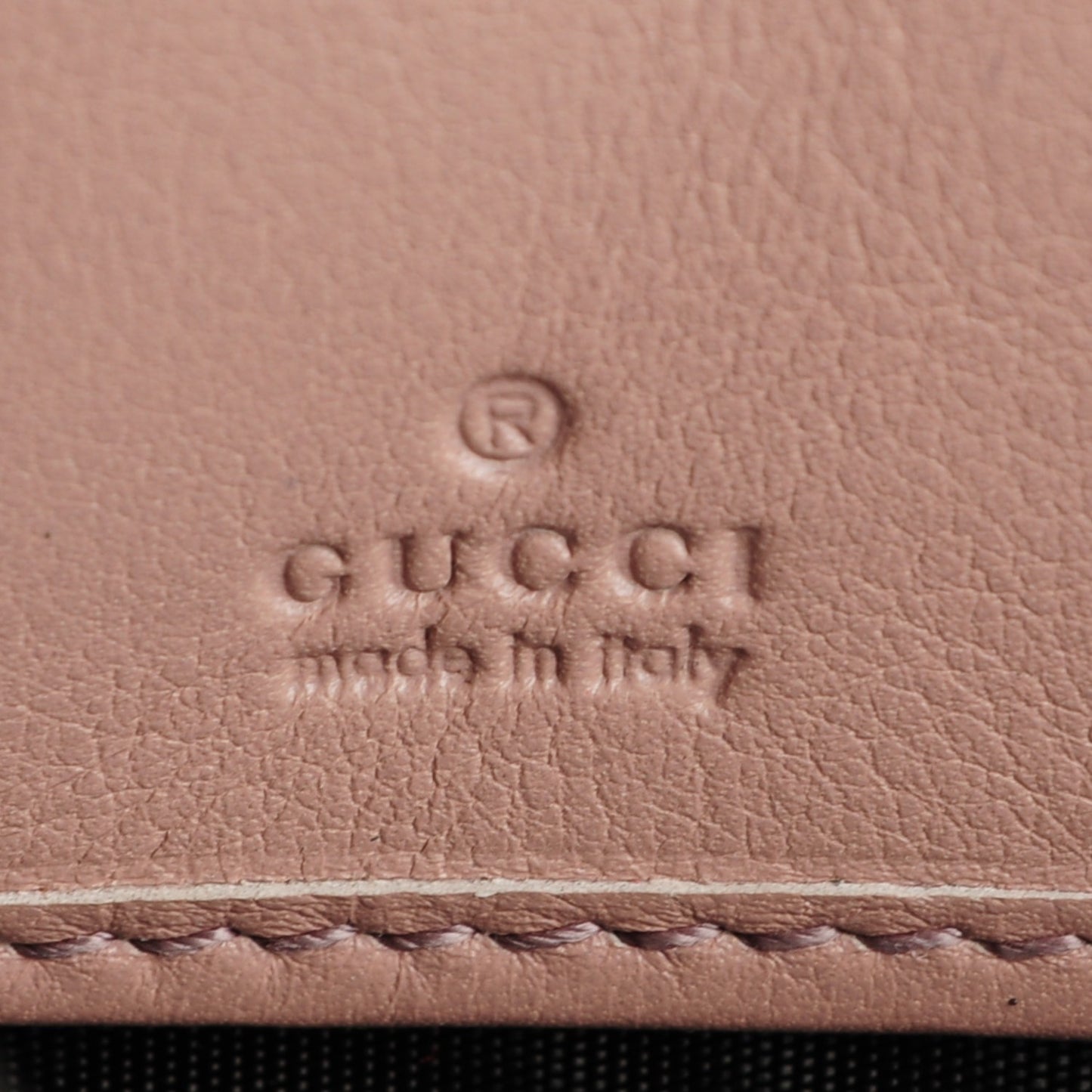 Patent Microguccissima Nice Zip Around Wallet Dark Cipria