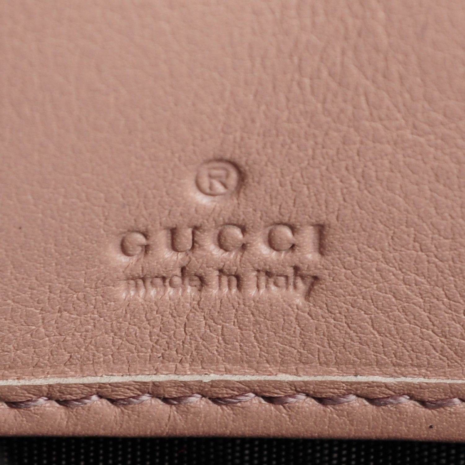 Gucci Patent Microguccissima Nice Zip Around Wallet Dark Cipria 6 of 7