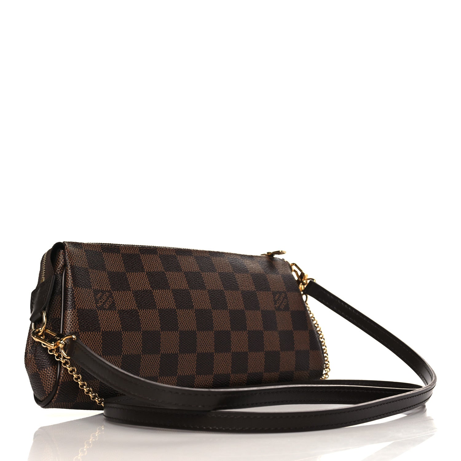 Louis Vuitton Damier Ebene Eva Clutch 3 of 8