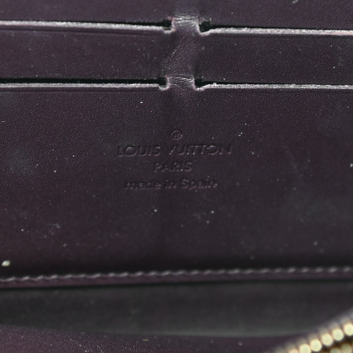 Louis Vuitton Vernis Zippy Wallet Amarante 6 of 7