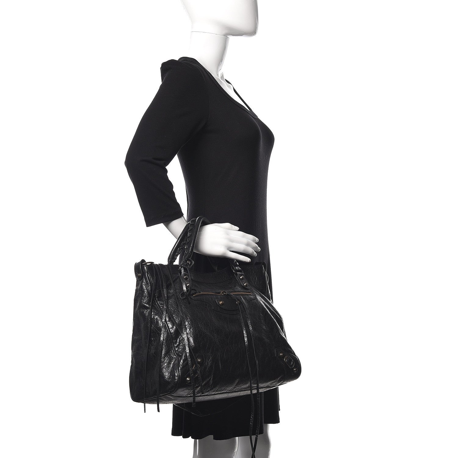 Balenciaga Agneau Classic Hardware Velo Black 3 of 11