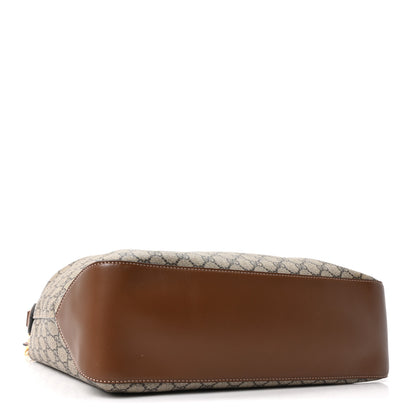 Gucci GG Supreme Monogram Large Linea A Hobo Light Brown 7 of 19