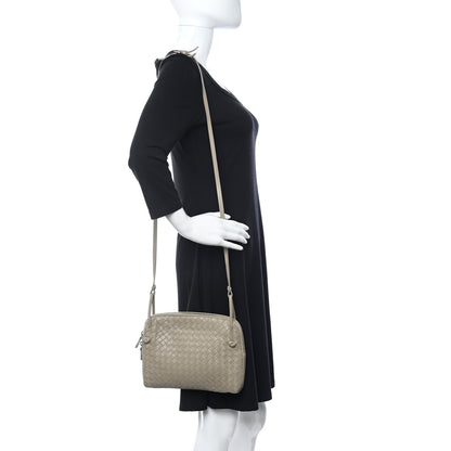 Bottega Veneta Nappa Intrecciato Crossbody Pillow New Sand 2 of 10