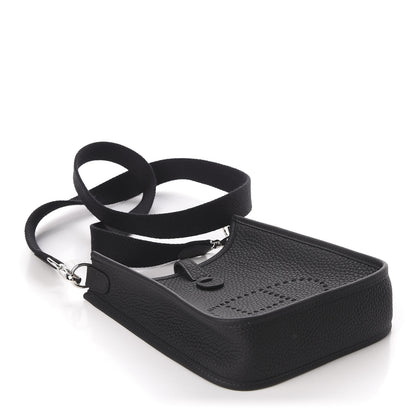 Hermes Taurillon Clemence Evelyne TPM Black 3 of 8