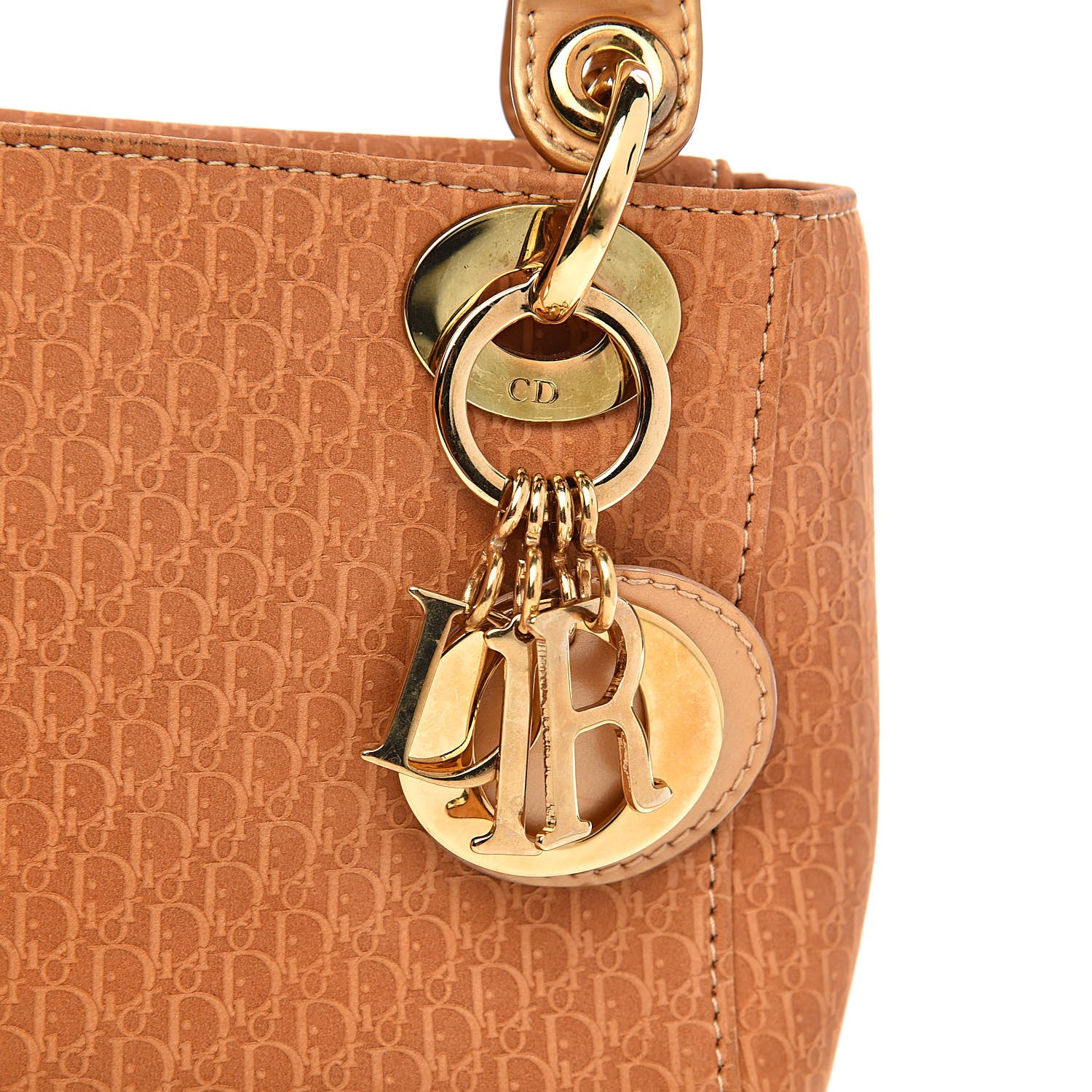Christian Dior Nylon Diorissimo Mini Lady Dior Beige 11 of 11