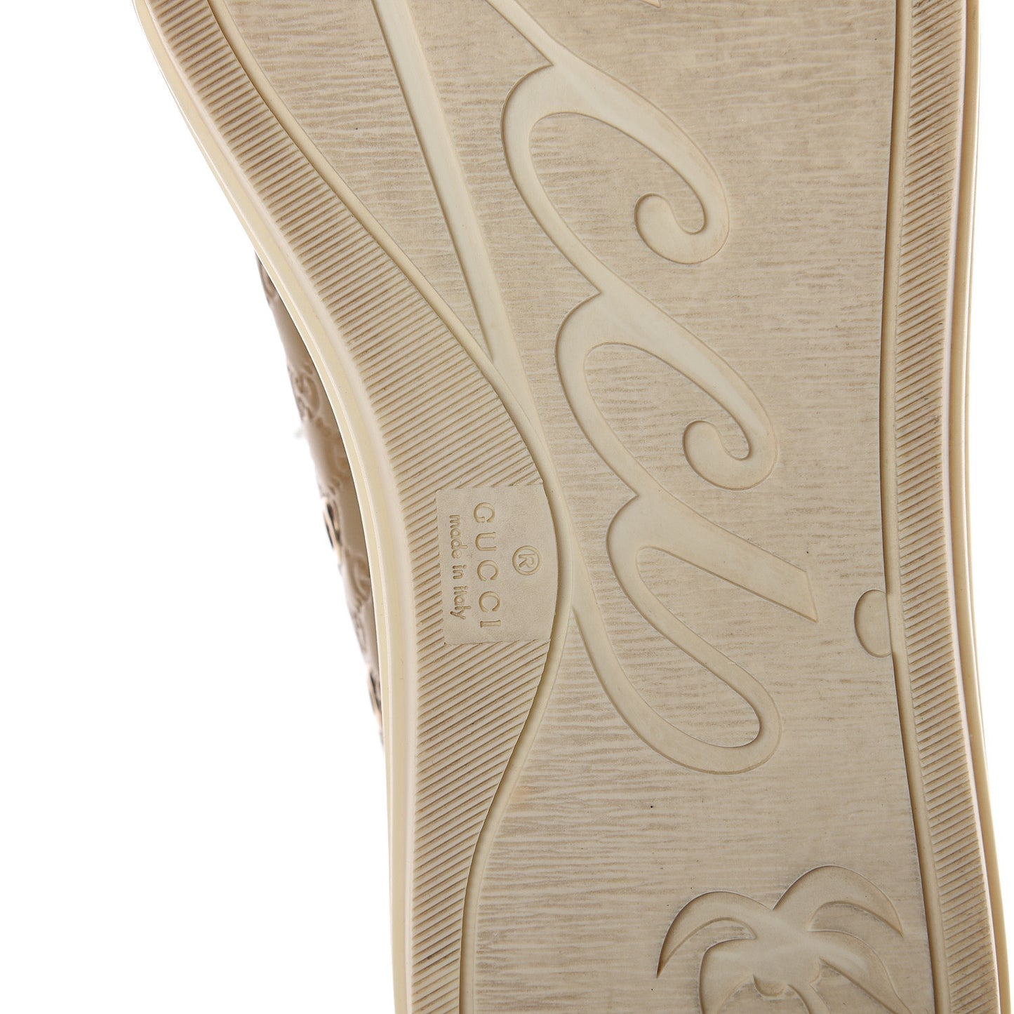 Microguccissima Womens Sneakers 39 Beige