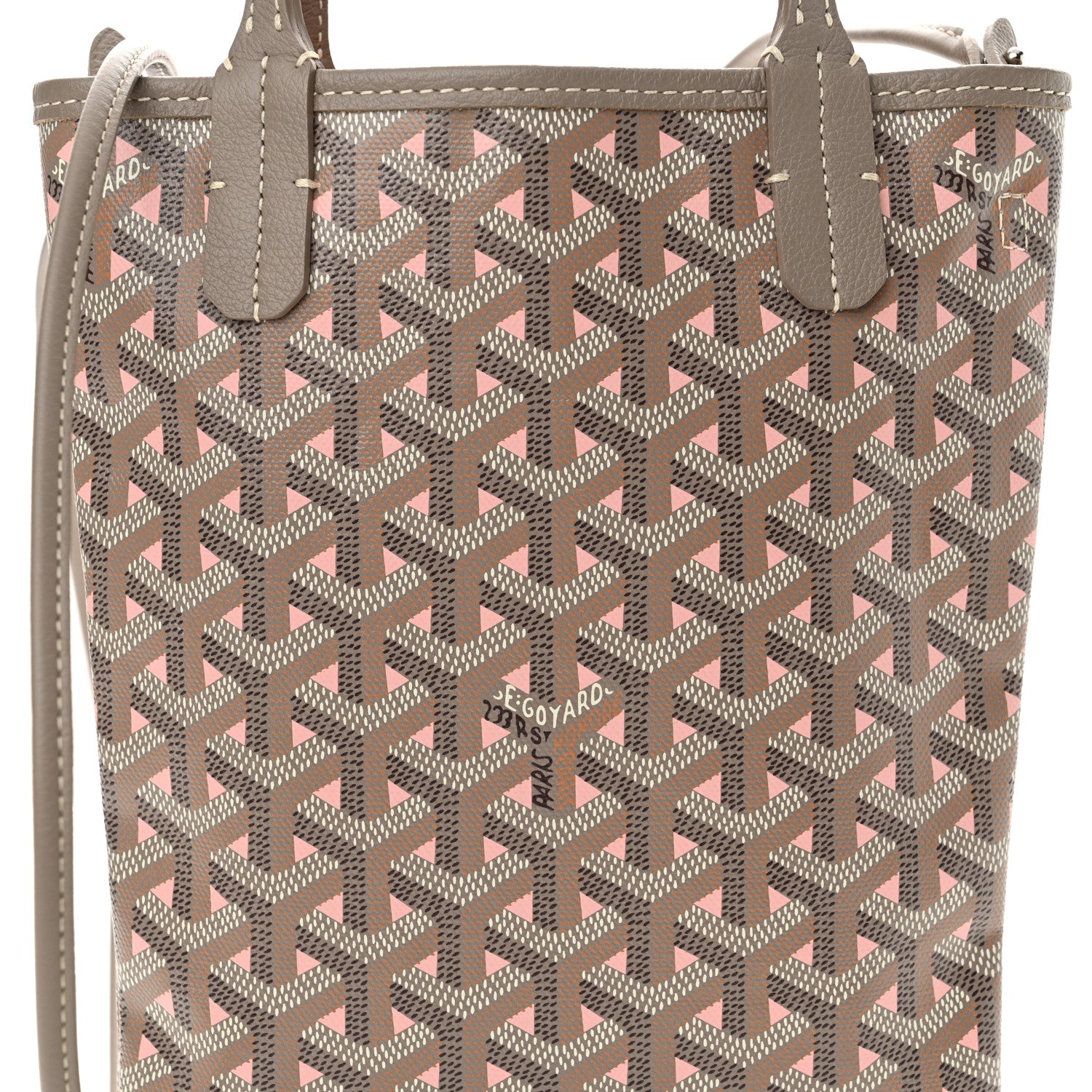 Goyard Goyardine Poitiers Claire Voie Tote Grege Powder Pink 8 of 11
