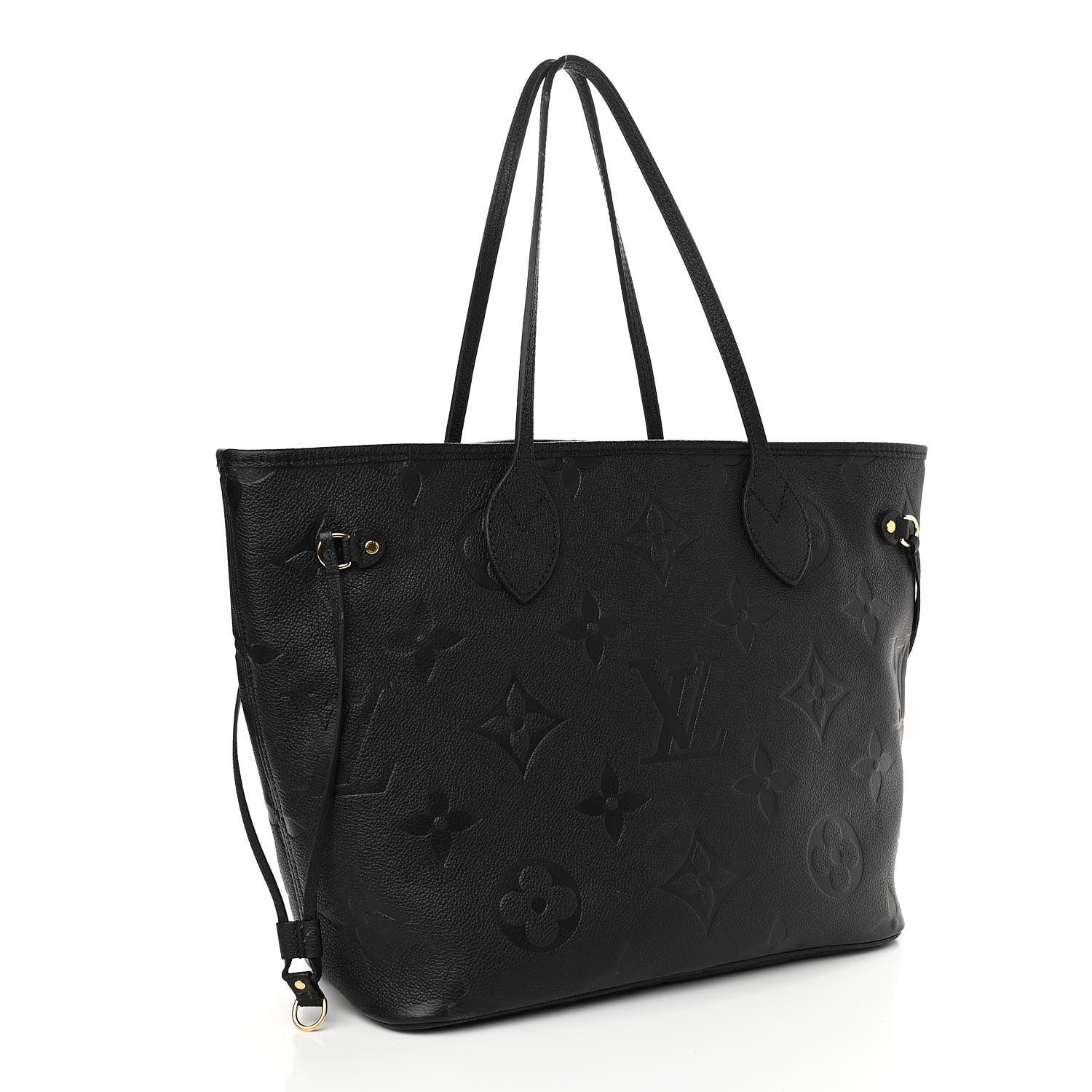 Louis Vuitton Empreinte Monogram Giant Neverfull MM Black 3 of 10