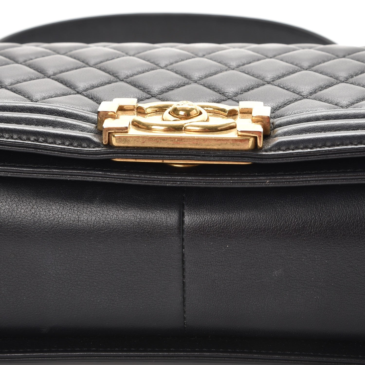 Chanel Calfskin Quilted Medium Boy Flap Black 11 of 15