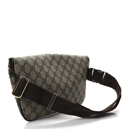 Gucci GG Supreme Monogram Belt Bag Dark Brown 3 of 9