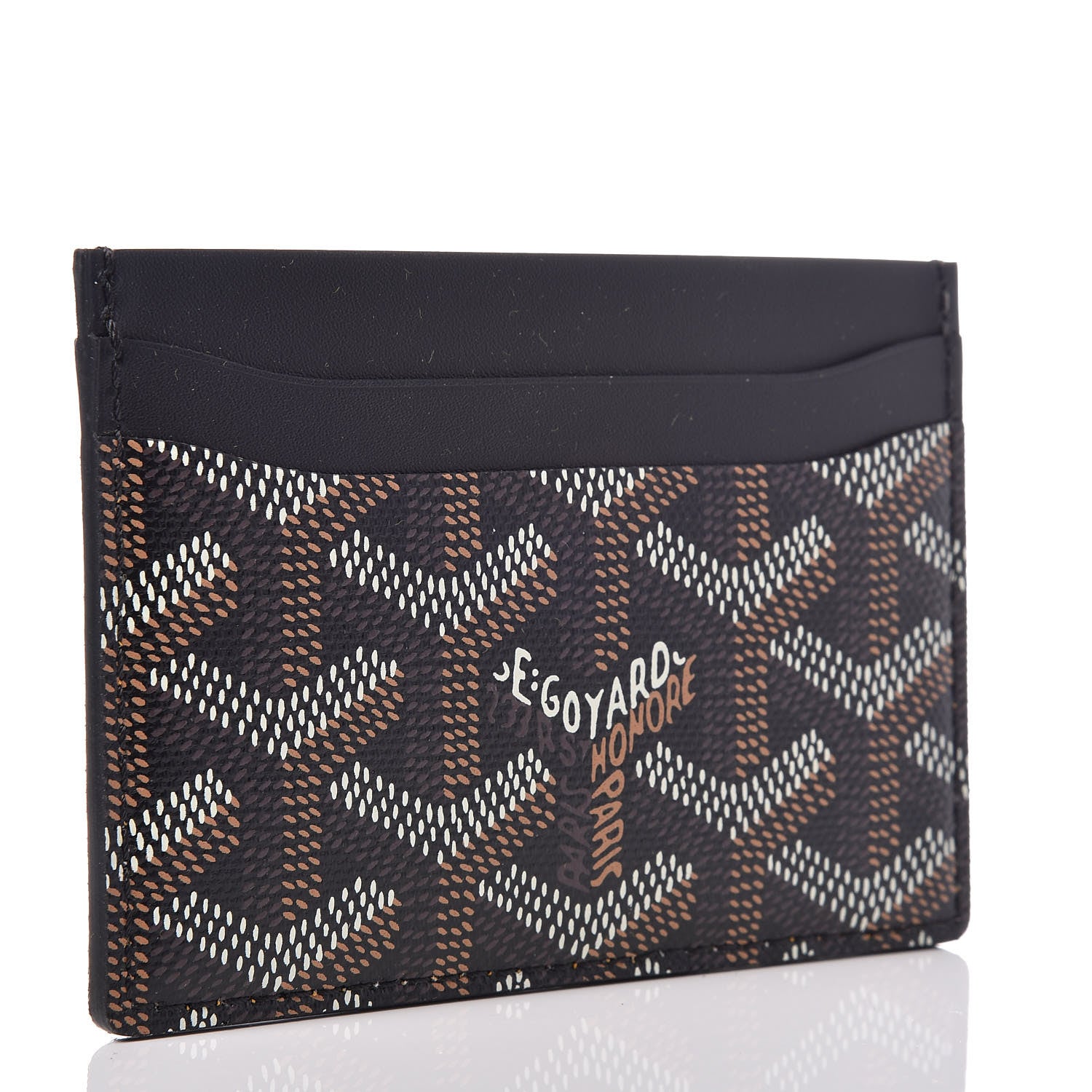 Goyard Goyardine Saint Sulpice Card Holder Black 3 of 7