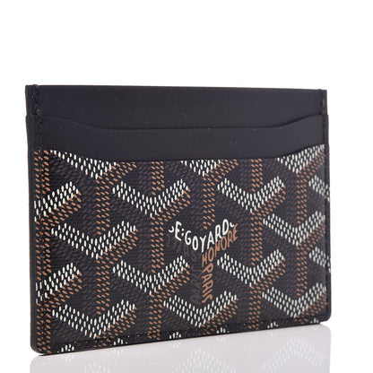 Goyard Goyardine Saint Sulpice Card Holder Black 3 of 7