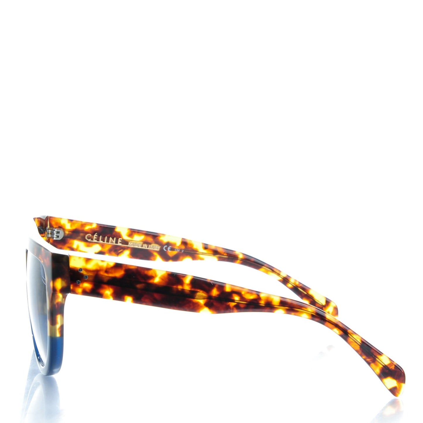 Acetate Shadow Sunglasses CL 41026/S Tortoise Havana Blue