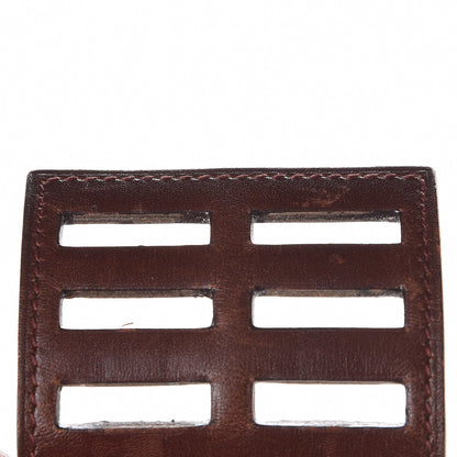 Hermes Box Wide Cuff Rouge H 11 of 12