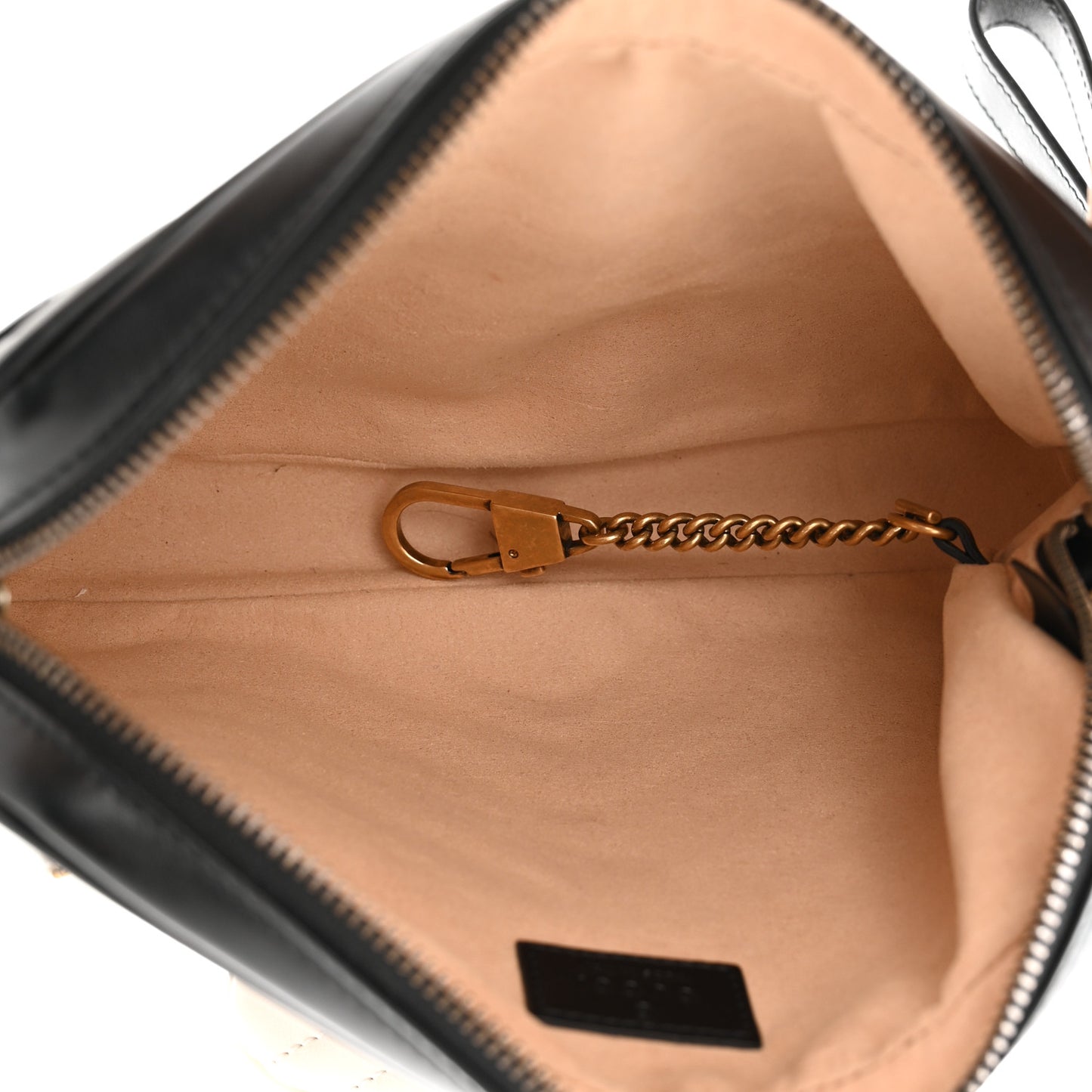 Calfskin Matelasse GG Marmont Multi-Use Mini Bag Black Perfect Pink Mystic White