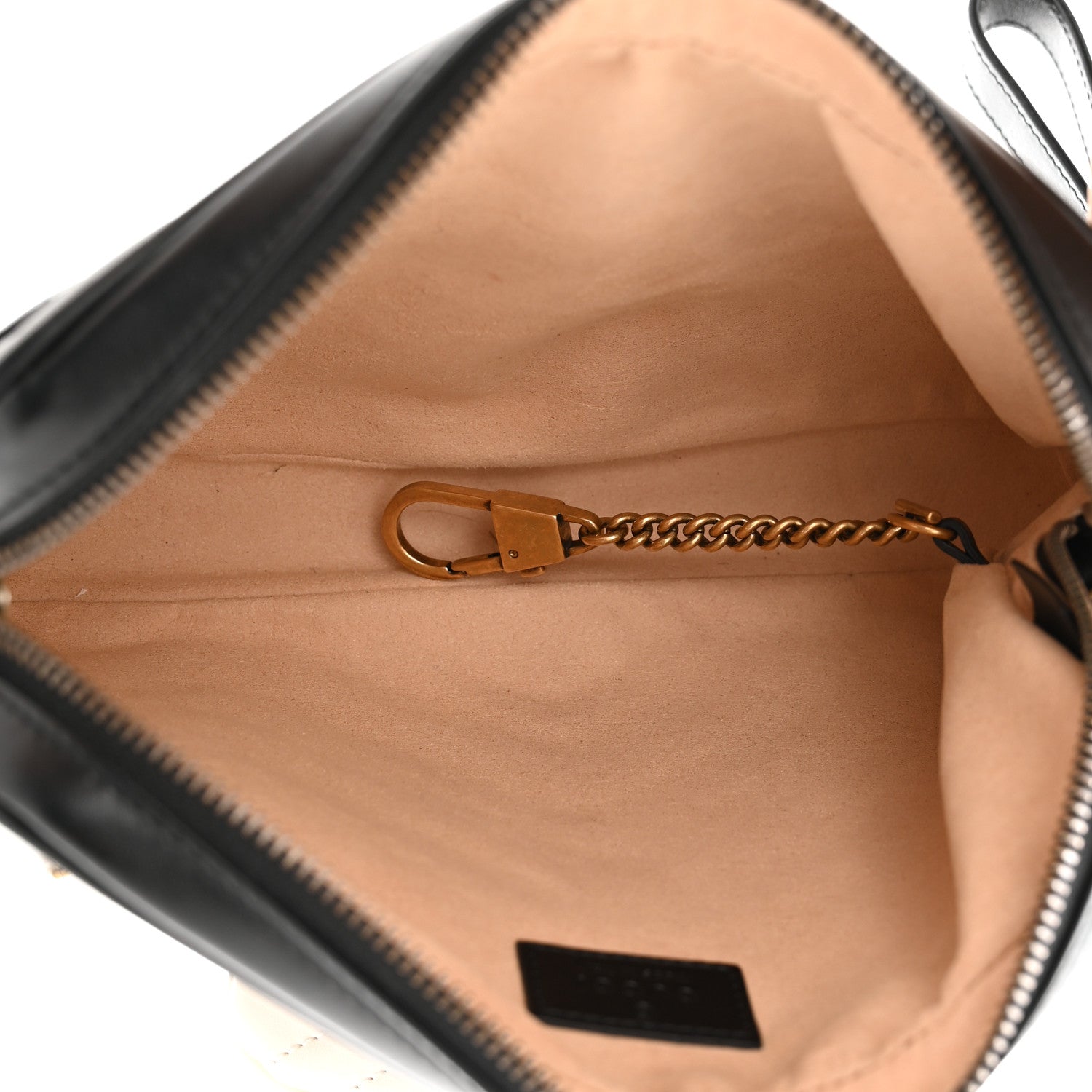 Gucci Calfskin Matelasse GG Marmont Multi-Use Mini Bag Black Perfect Pink Mystic White 7 of 13