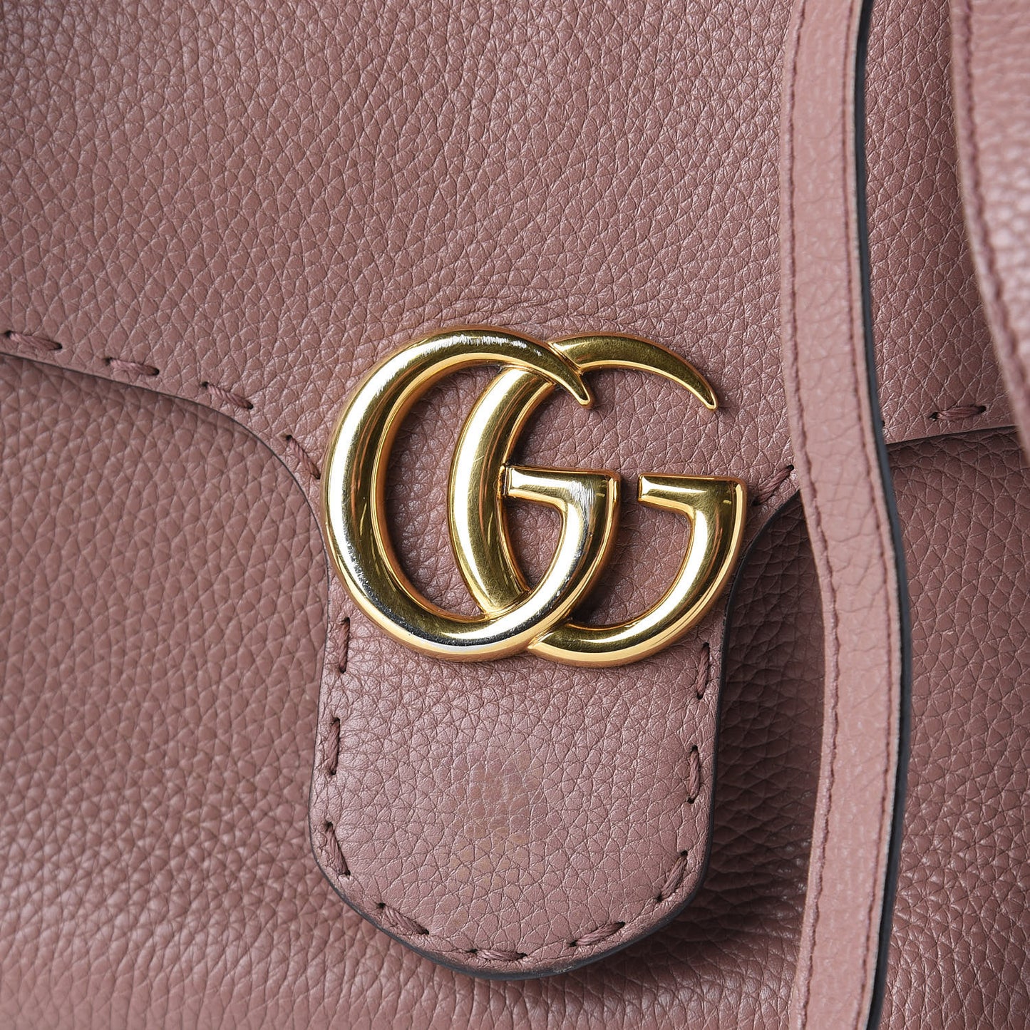Calfskin Mini GG Marmont Top Handle Bag Rosy Phard