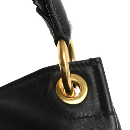 Prada Soft Calfskin Hobo Black 13 of 16