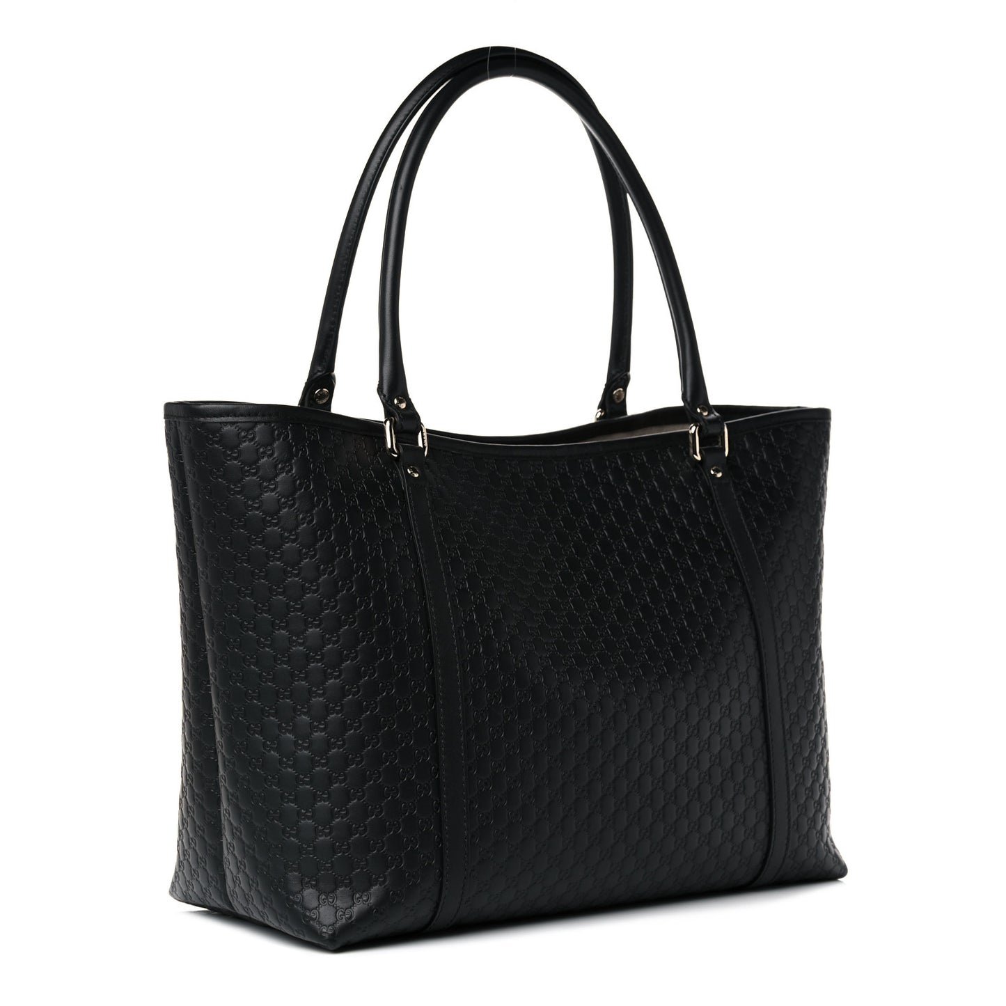 Microguccissima Medium Joy Tote Black