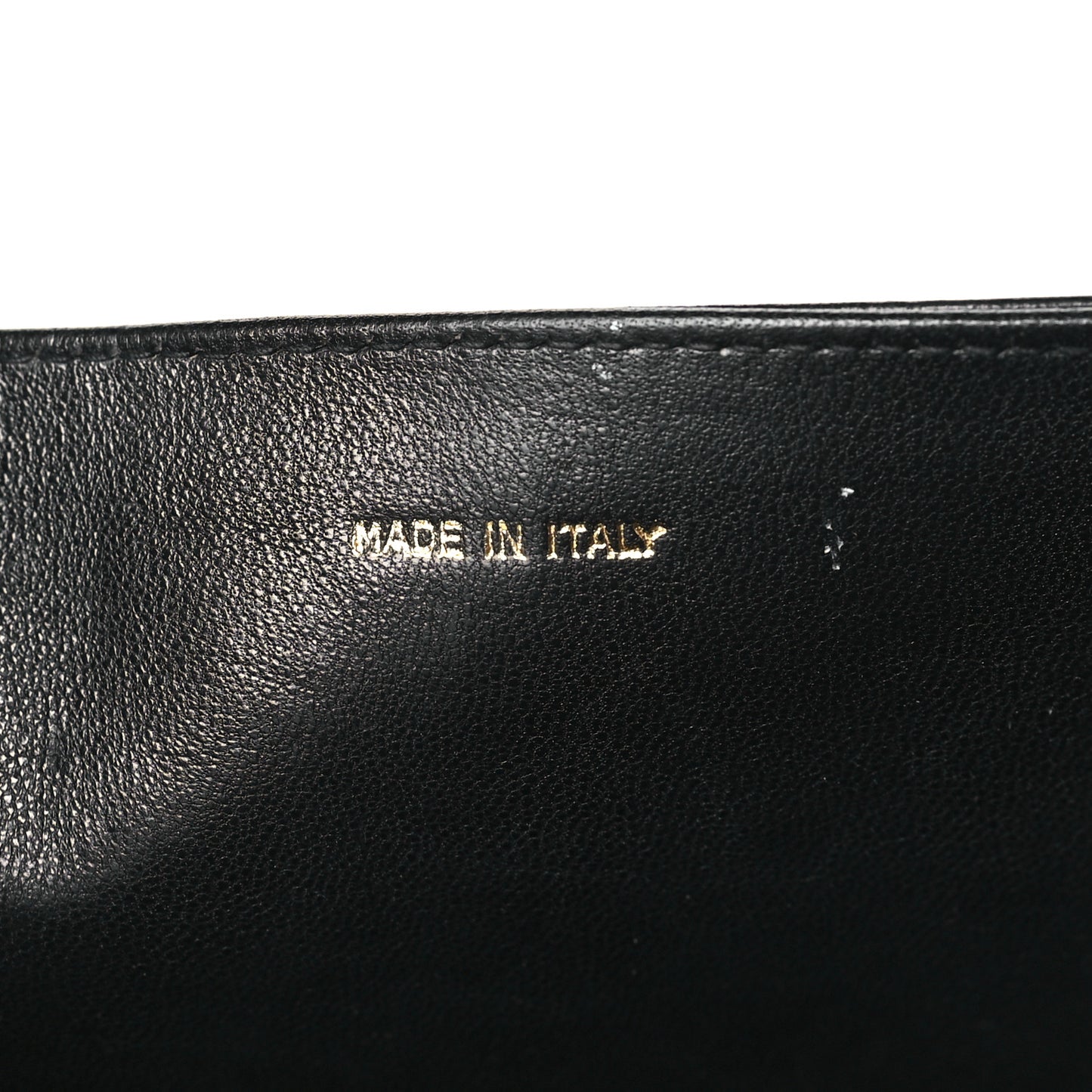 Lambskin Quilted Flap Shoulder Bag Black