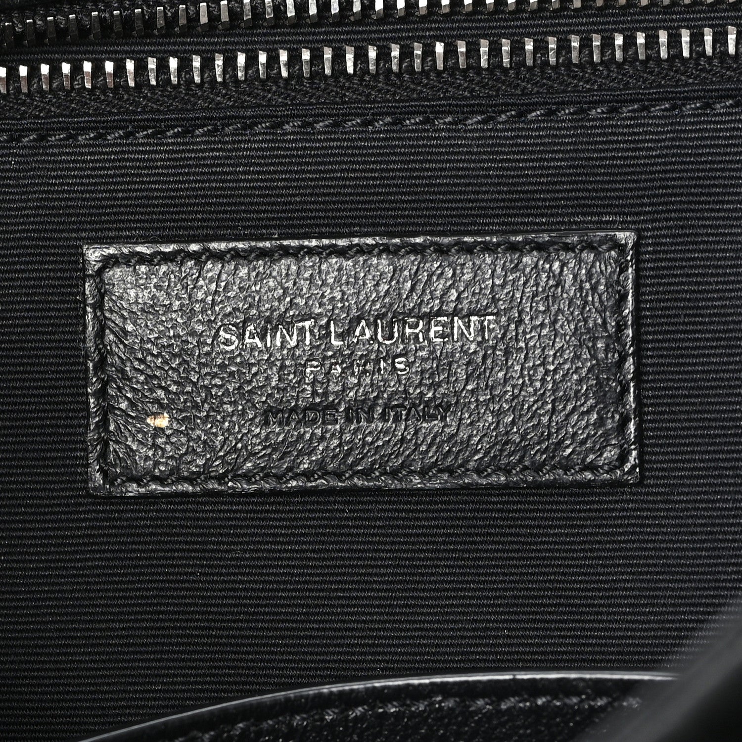 Saint Laurent Grained Lambskin Monogram Large Niki Chain Satchel Black 6 of 10