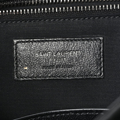 Saint Laurent Grained Lambskin Monogram Large Niki Chain Satchel Black 6 of 10