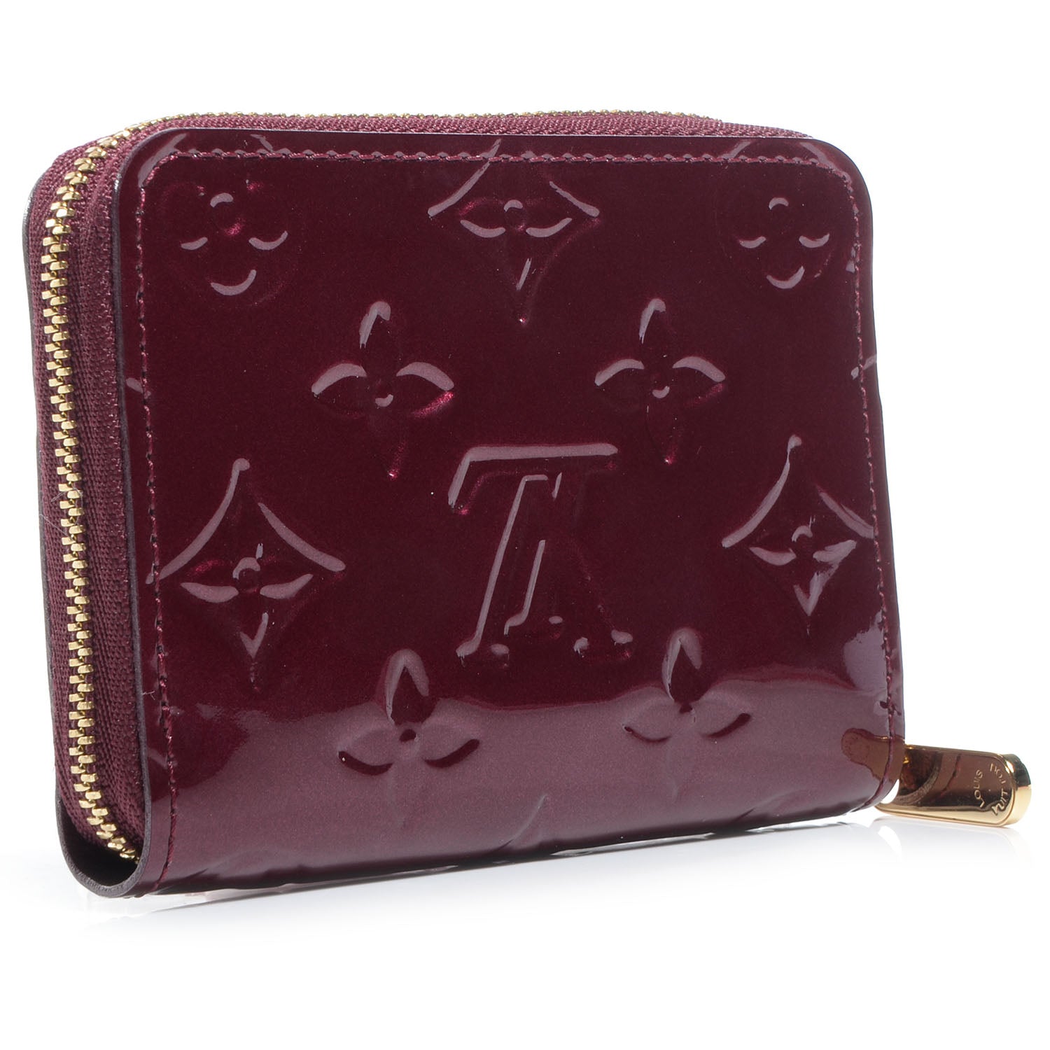 Louis Vuitton Vernis Zippy Coin Purse Wallet Rouge Fauviste 3 of 7