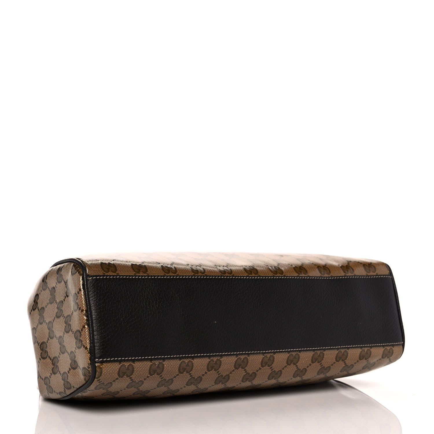 Gucci Crystal Monogram Medium Charmy Shoulder Bag Dark Brown 4 of 9