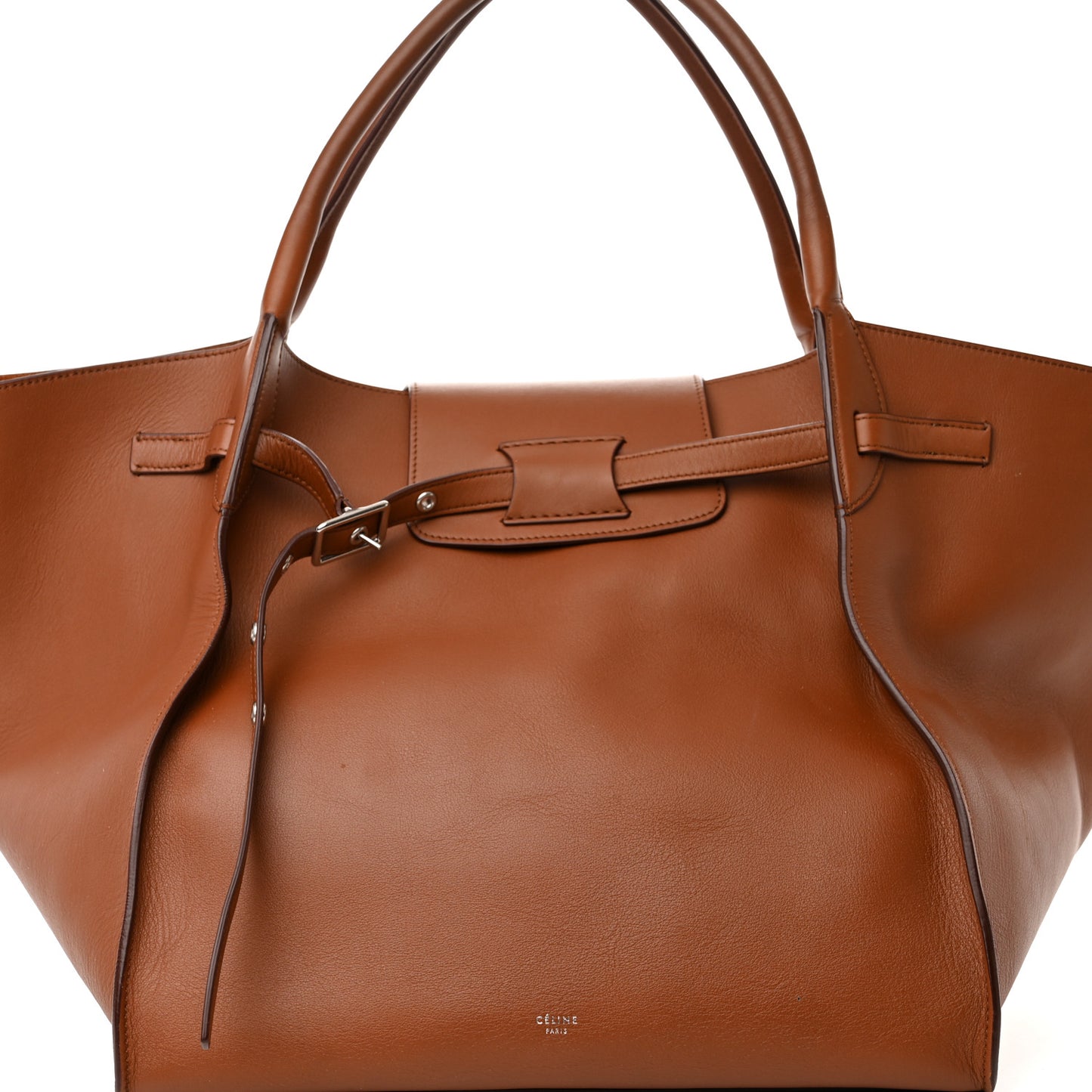Smooth Calfskin Medium Big Bag Tan
