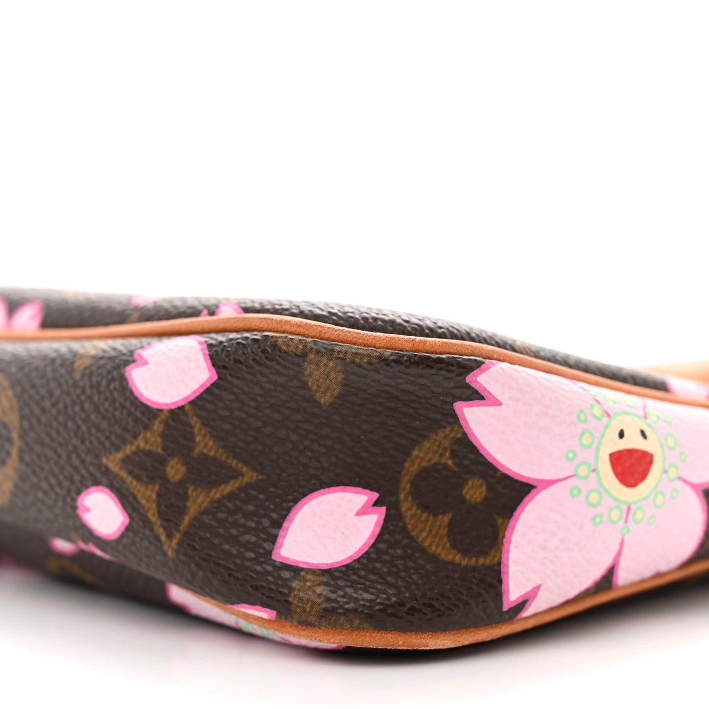 Monogram Cherry Blossom Pochette Accessories Brown